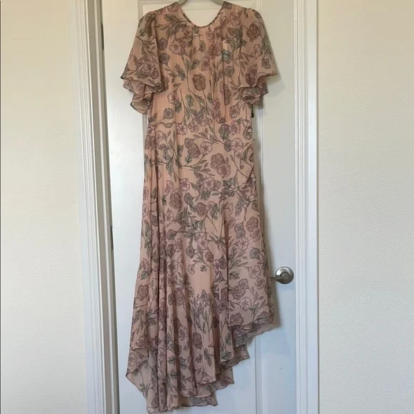 NWT! Astr The Label, Pink Floral High Low Dress, Size XL - Picture 2 of 7